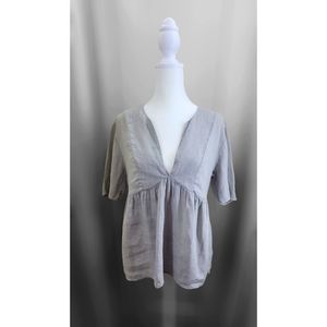 James Perse linen top